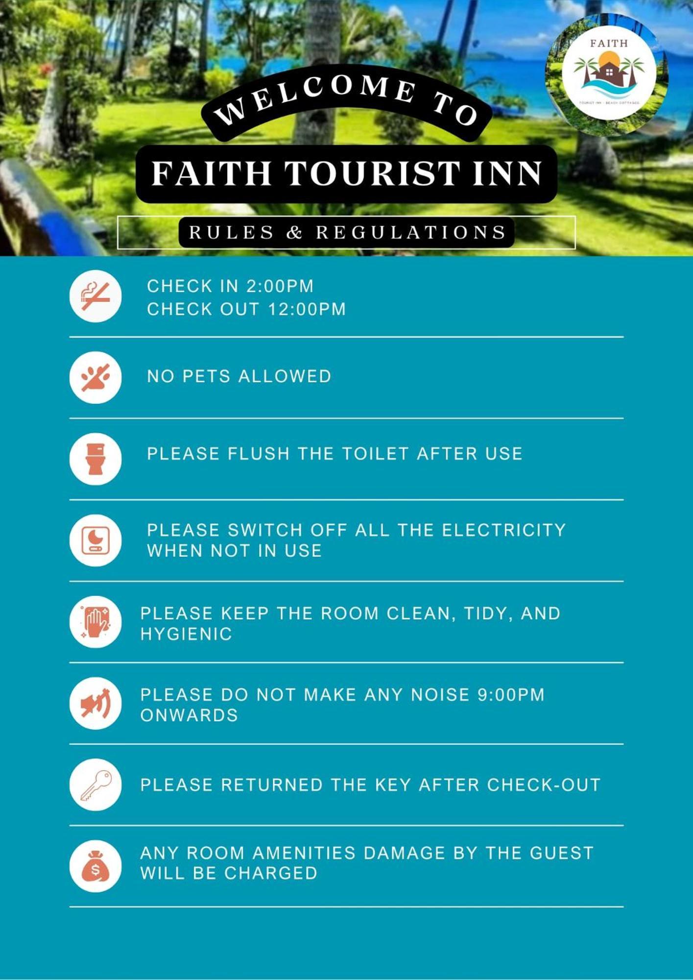 Faith Tourist Inn San Vicente (Palawan) Exterior foto